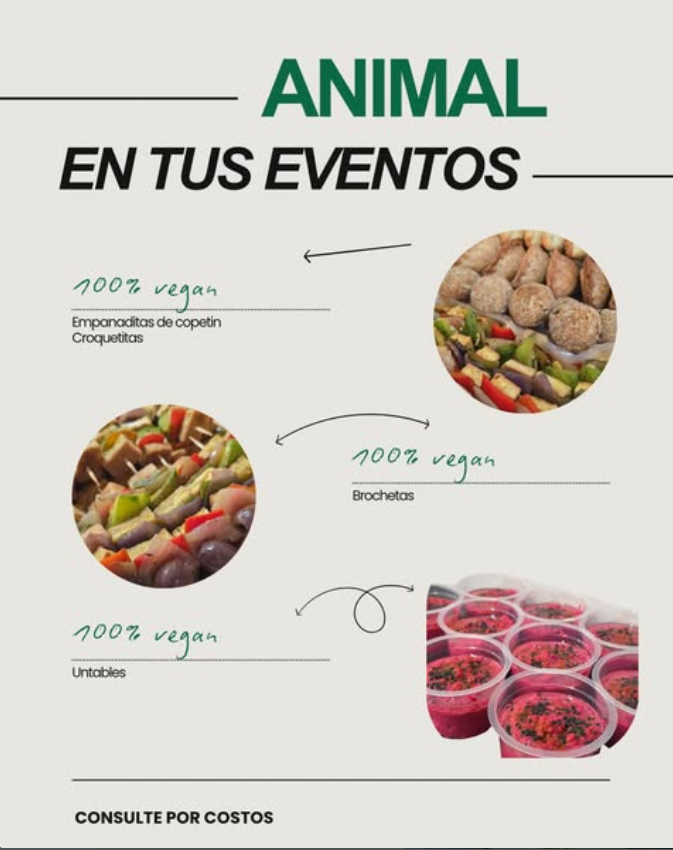 ANIMAL: Catering vegano para tus eventos