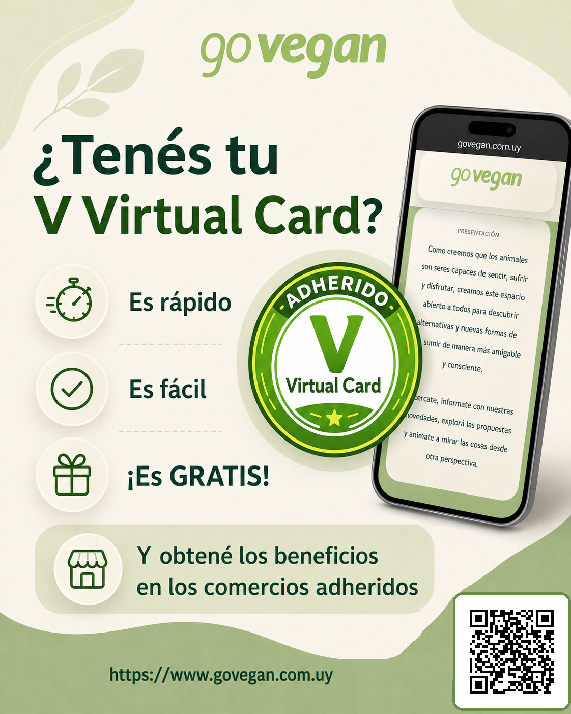 V VIRTUAL CARD: Beneficio en comercios adheridos