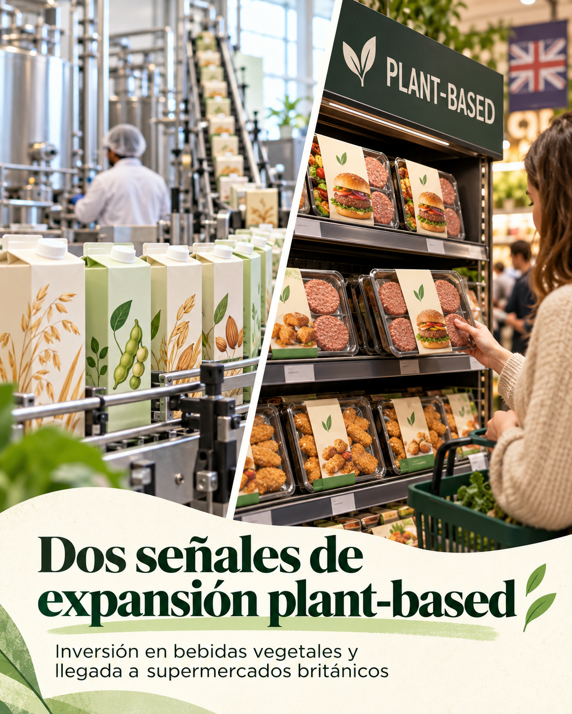 Vientos de cambio en el mundo, nuevas inversiones y más espacio en góndola para el plant-based